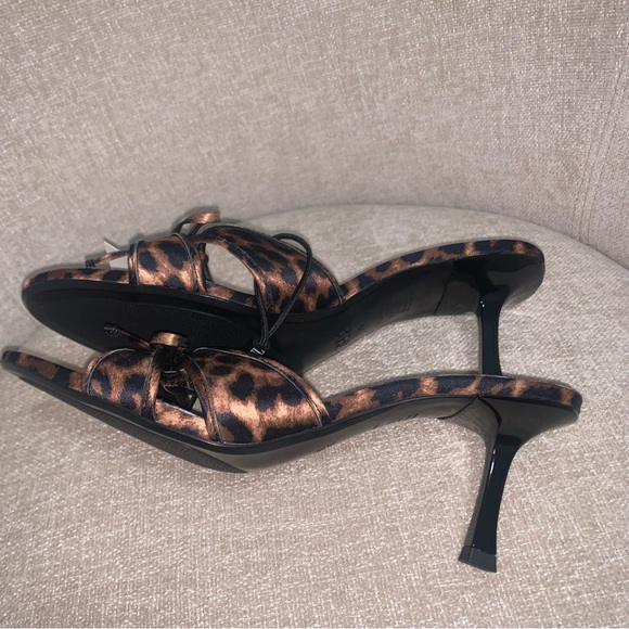 NWT Zara Women's Leopard Print Sandals Brown Size 39 #chic #leopard Print - Picture 11 of 11